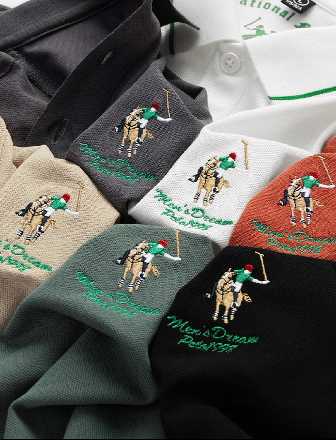 Iconic Horse Embroideried Polo T-Shirt