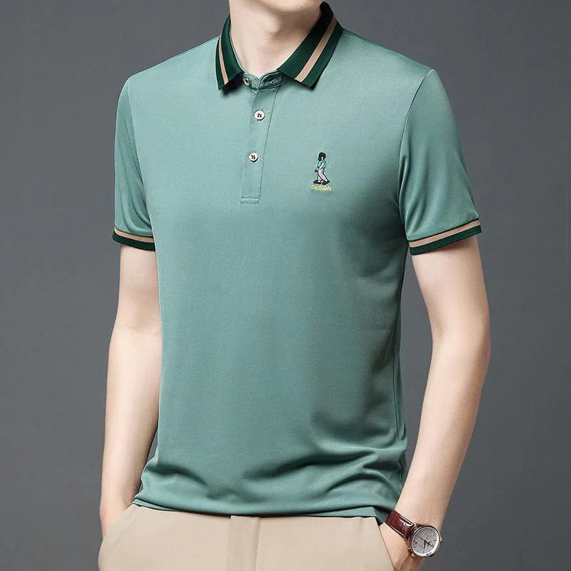 Men's Polo T-Shirt Short Sleeve With Stylish Outdoor Casual Wear