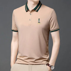 Men's Polo T-Shirt Short Sleeve With Stylish Outdoor Casual Wear