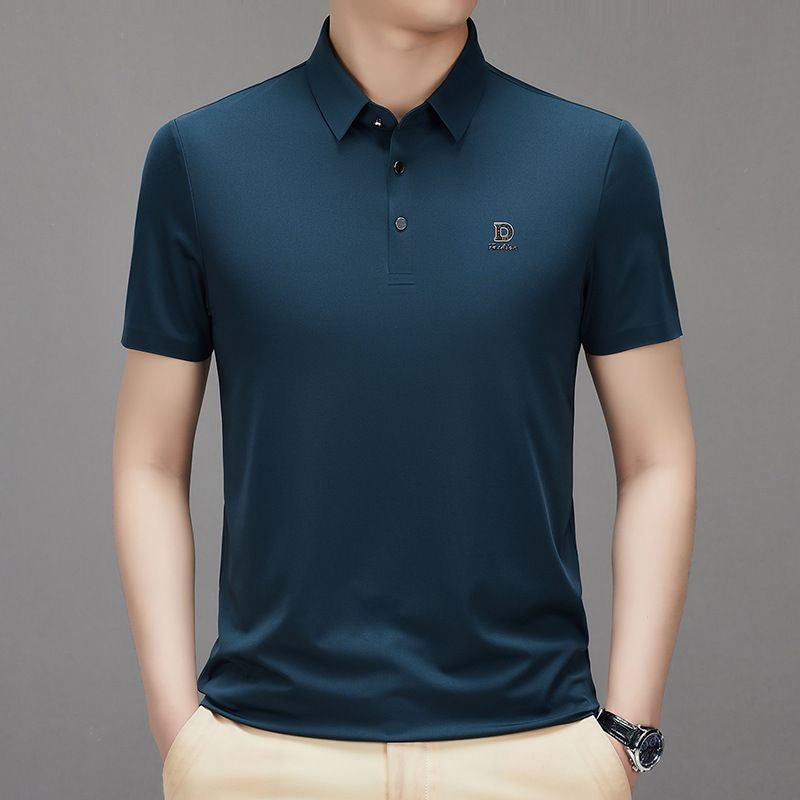 Men's Lightweight Performance Polo T-Shirt – Classic Slim Fit