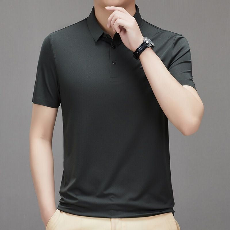 Men's Lightweight Performance Polo T-Shirt – Classic Slim Fit