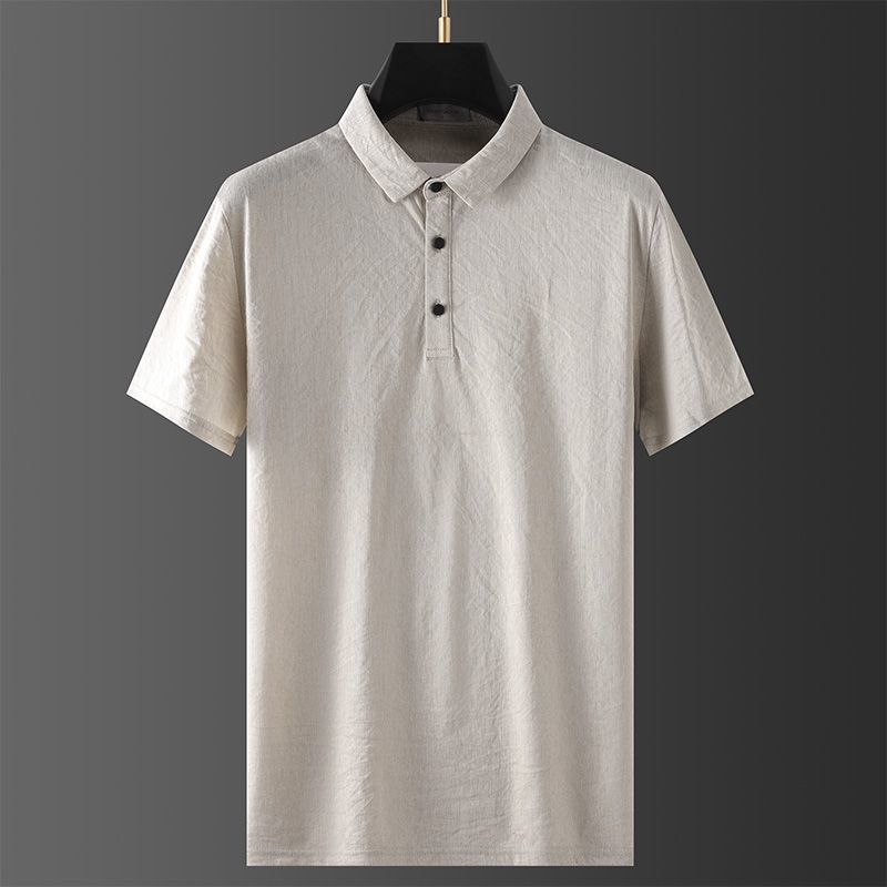 Linen Soft Feel Polo T-Shirt