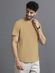 Bullet Shell Regular Fit Rib-knit T-shirt