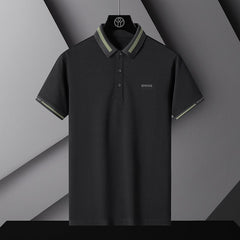 Men's Elegant Polo Collar T-Shirt With StyleCast