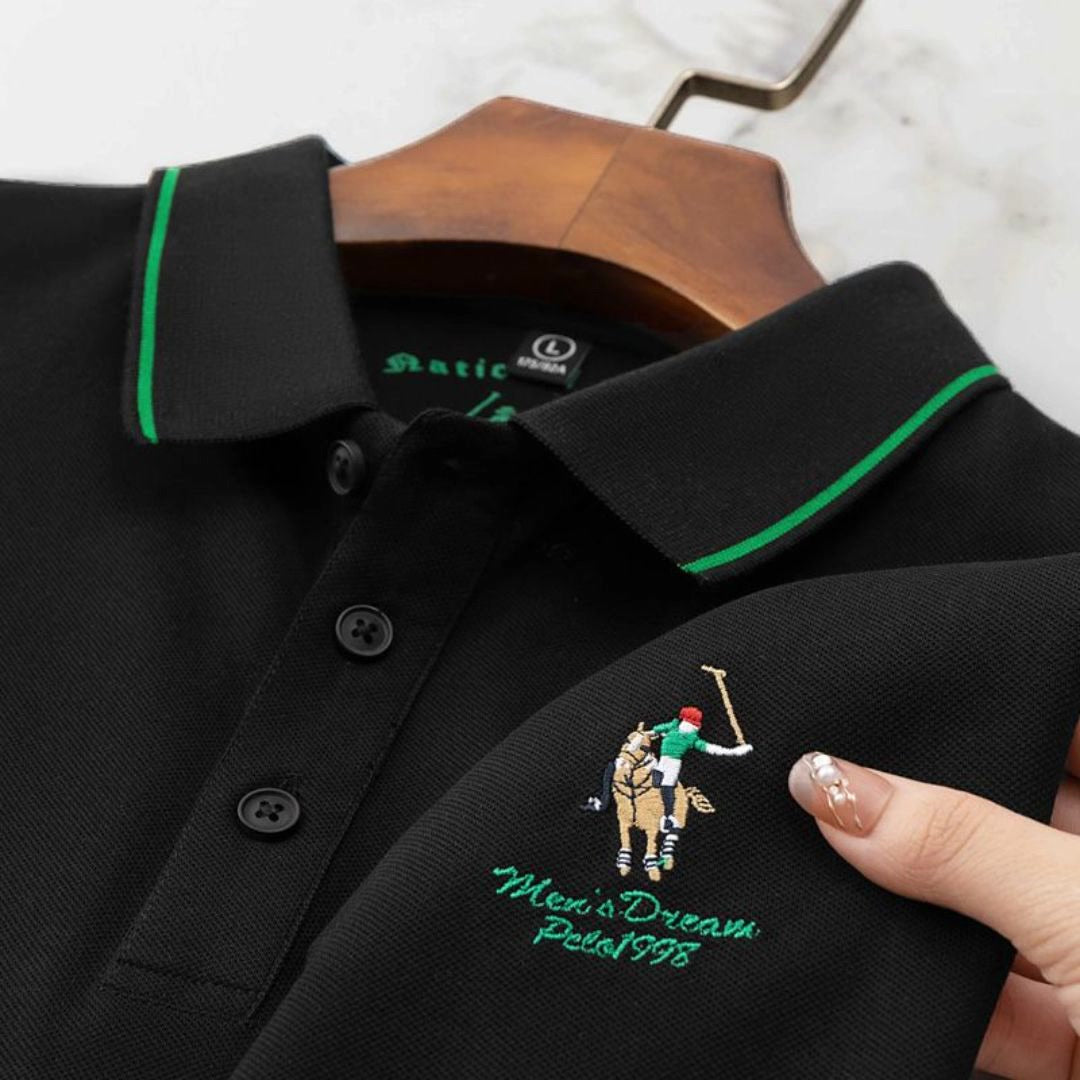 Iconic Horse Embroideried Polo T-Shirt