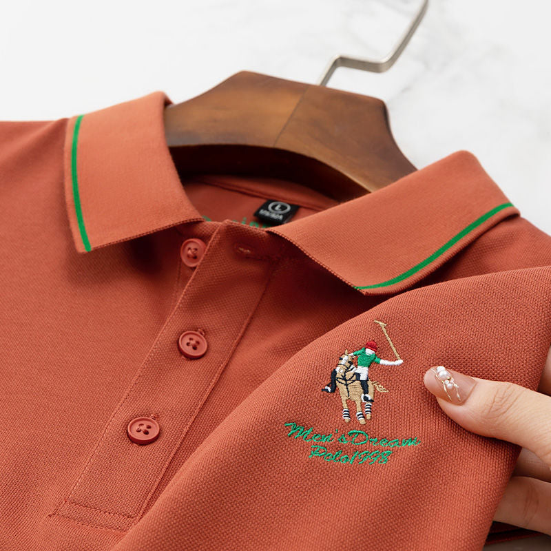 Iconic Horse Embroideried Polo T-Shirt