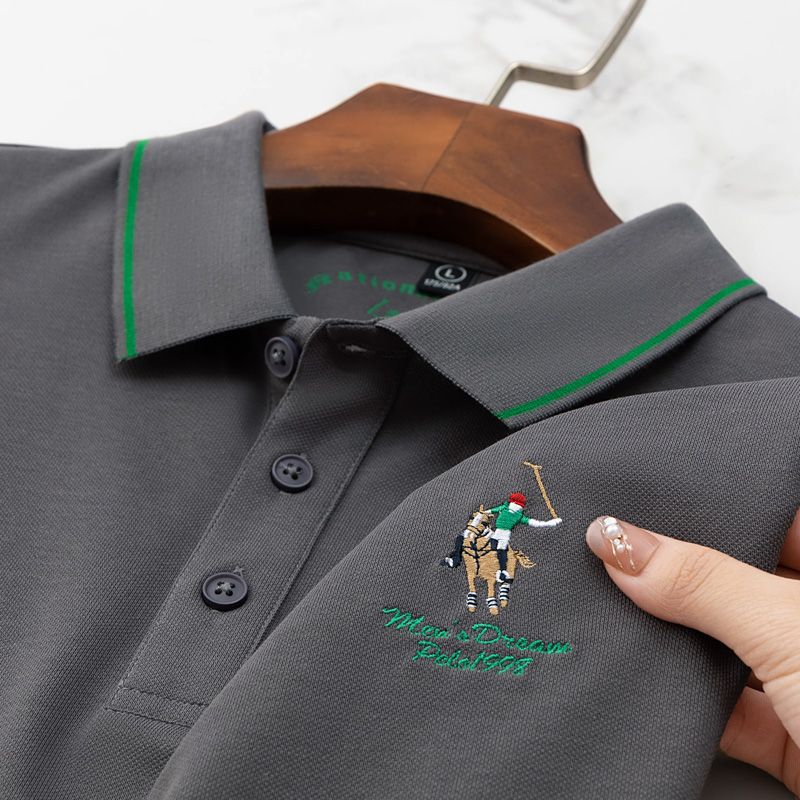 Iconic Horse Embroideried Polo T-Shirt